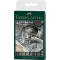 Faber-Castell Tuschestift Pitt Artist Pen Grey&Black 8er Etui, Black & Grey