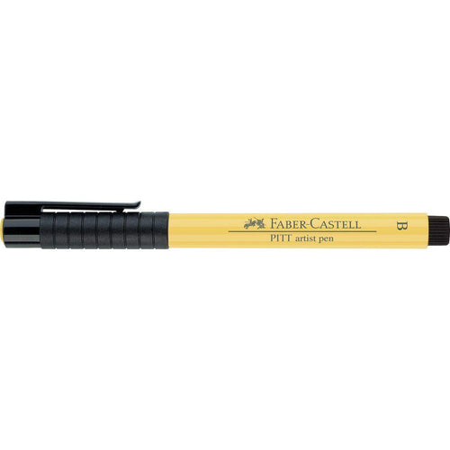 Faber-Castell Tuschestift Pitt artist pen brush, B, Farbe 108, kadmiumgelb dunkel