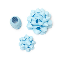 BOWS & RIBBON SET - LIGHT BLUE
