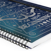 SPIRAL-BOUND NOTEBOOK - LINIERTES HEFT MIT SPIRALBINDU - MOTH