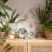 folia Mirror Tile Rolls Size M, Spiegelsteine Rollen, Steine 10 x 10 mm, 2 Rollen Ã¡ 4 cm x 1 m