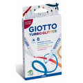 Giotto Fasermaler Turbo Glitter 8 StÃ¼ck
