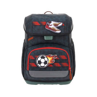 Lässig Schulranzen Set 6-teilig Light Unique Fussball Dunkelblau 21 Liter