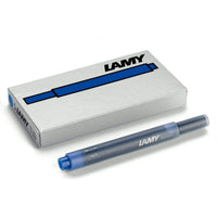 LAMY Tinte T10 Tintenpatrone Farbe Blau, 5 Stück - Produktansicht bei Farbe und mehr