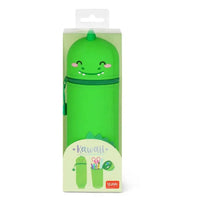 Legami 2-in-1-Federmäppchen aus Silikon - Kawaii Dino - Ansicht 3