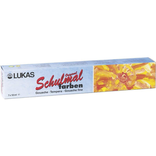 LUKAS Original Schulmalfarben S7 7 x 18 ml