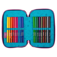Cadeju CoolPack Etui gefüllt mit 3 Reißverschlussfächer Jumper 3 Disney Stitch - Ansicht 4