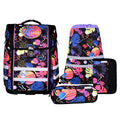 McNeill Schulranzen-Set Ergo Perfecto, 5-tielig Stitch Black