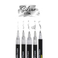ONLINE Acryl Marker Silver Lettering 5 Stück