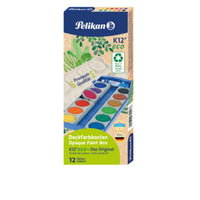 Pelikan Deckfarbkasten K12® eco inkl. Deckweiß, 12 Farben - Ansicht 3