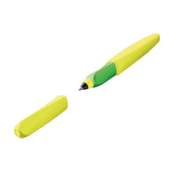 Tintenroller Pelikan Twist Neon gelb - Produktansicht bei Farbe und mehr