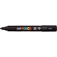 Faber Castell Posca Marker UNI POSCA PC-5M schwarz - Detailansicht