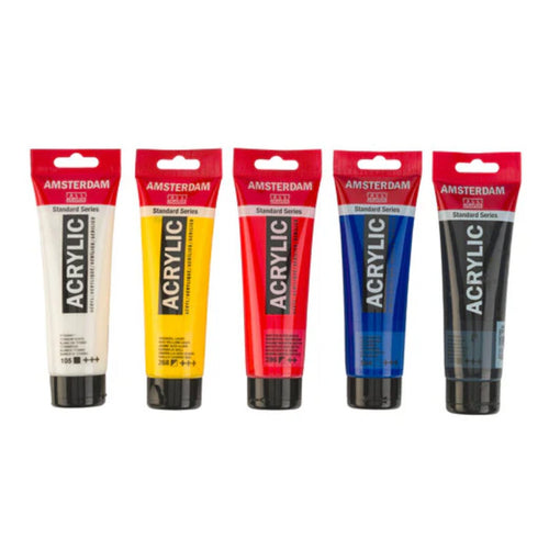 Royal Talens Amsterdam Standard Series acrylic paint mixing set 5x 120 ml