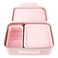 Satch Edelstahl Brotdosen Set Rosa 14 x 17 x 6,5 cm rostfrei – Brotdose bei Colour & More (Ansicht 2)