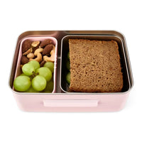 Satch Edelstahl Brotdosen Set Rosa 14 x 17 x 6,5 cm rostfrei – Brotdose bei Colour & More (Detailansicht)