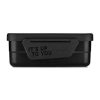 Satch Edelstahl Brotdosen Set Schwarz 14 x 17 x 6,5 cm grün rostfrei – Brotdose bei Colour & More (Detailansicht)