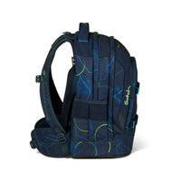 Satch pack Schulrucksack Blue Tech – Schulranzen & Rucksack bei Colour & More (Rückenpartie & Ergonomie)