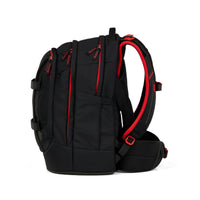 Satch Pack Schulrucksack Fire Phantom 30 Liter schwarz rot – Schulranzen & Rucksack bei Colour & More (Detailansicht)