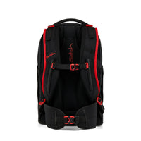 Satch Pack Schulrucksack Fire Phantom 30 Liter schwarz rot – Schulranzen & Rucksack bei Colour & More (Rückenpartie & Ergonomie)