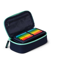 Satch Schlamperbox Ocean Mint blau türkis 22 x 6 x 10 cm – Schlamperbox / Schlampermäppchen bei Colour & More (Detailansicht)