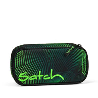 Satch Schlamperbox Seismic Green schwarz grün 22 x 6 x 10 cm – Schlamperbox / Schlampermäppchen bei Colour & More