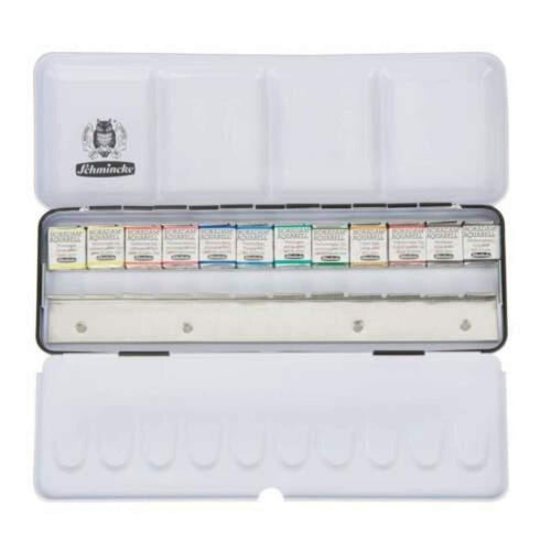 Schmincke Horadam Aquarell Kasten 12 1/2 +12 leere
