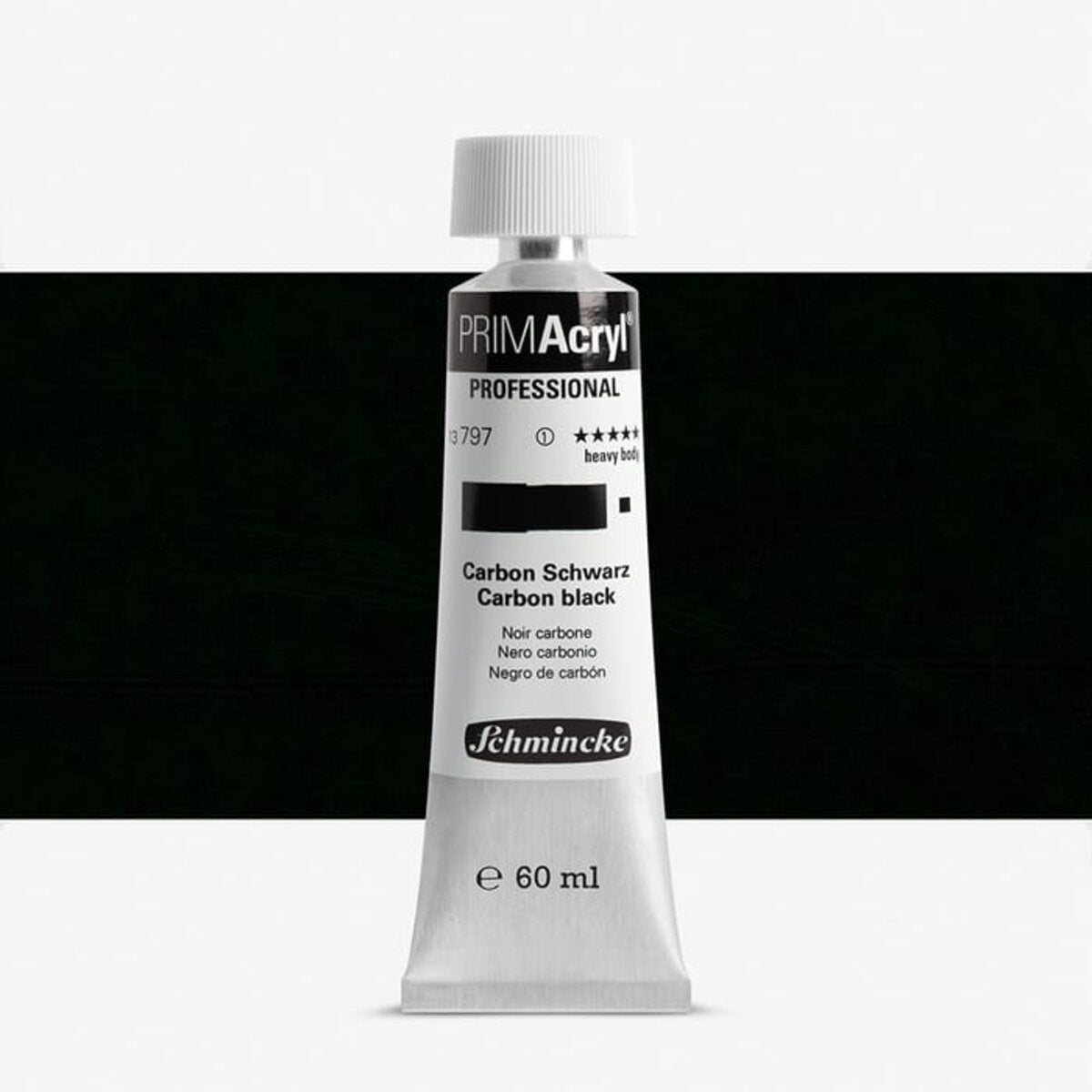 PRIMAcryl Professional 60ml Carbon Schwarz PG1