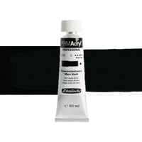 Schmincke PRIMAcryl Professional 60ml Eisenoxidschwarz PG1 - Produktansicht bei Farbe und mehr