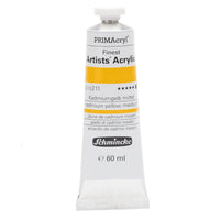 Schmincke PrimAcryl Professional 60ml Kadmiumgelb mittel - Produktansicht bei Farbe und mehr