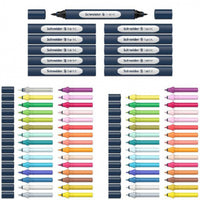 Schneider Twinmarker Paint-It brush+round Set, 72 Teile sortiert