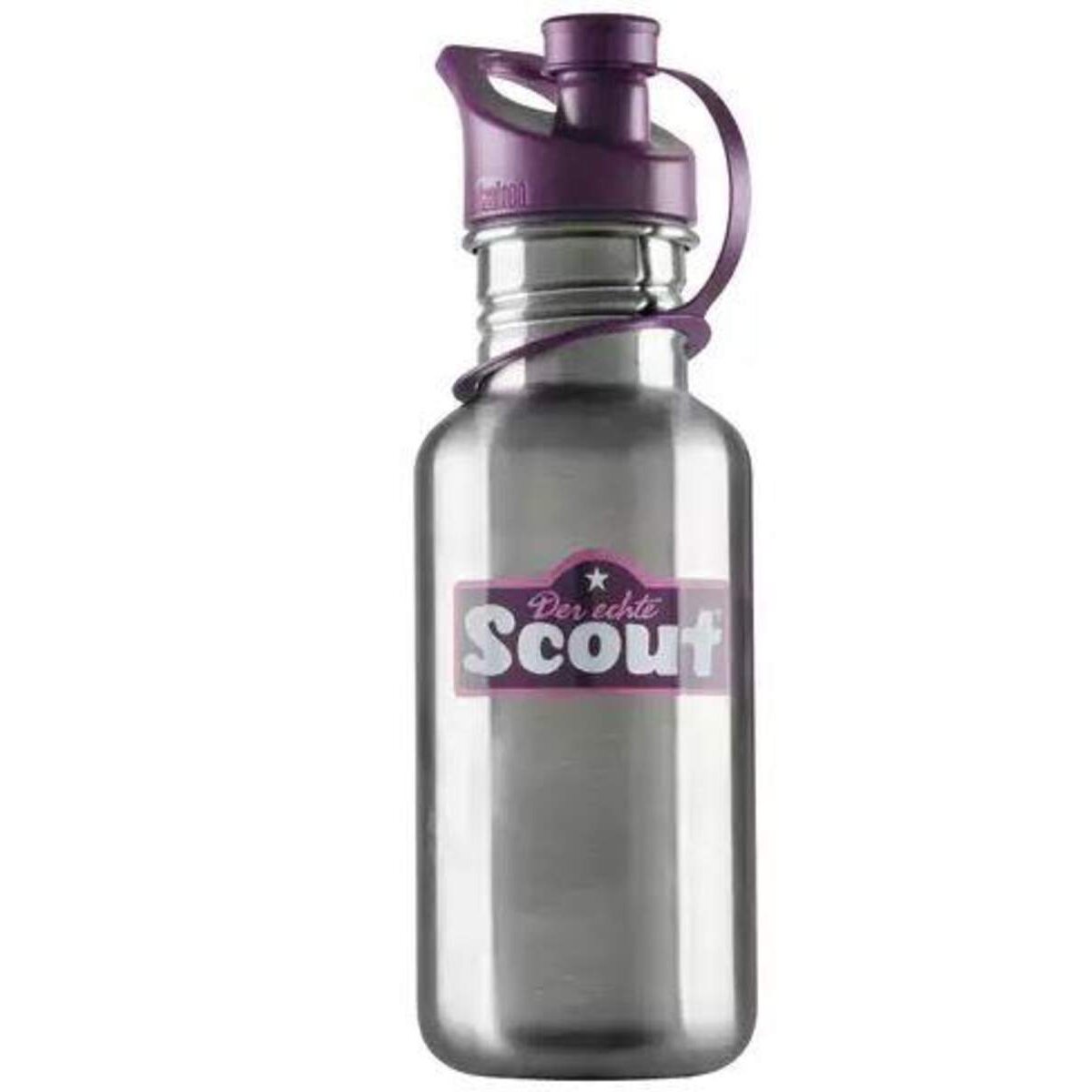 Scout Edelstahl Trinkflasche violett 500 ml