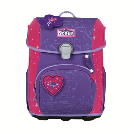 Scout Neo Schulranzen-Set 4tlg. Superflash Extreme Heartbeat