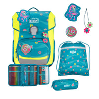 Scout Neo Schulranzen-Set DIN Little Flowers 21,5 Liter 4-teilig – Schulranzen & Rucksack bei Colour & More