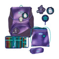 Scout Schulranzen-Set 4-teilig Alpha Exklusiv Superflash Purple Magic