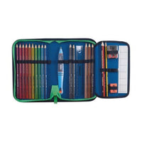 Scout Schulranzen-Set Alpha Set Movie Star Blue Pixel – Schulranzen & Rucksack bei Colour & More (Trageansicht)