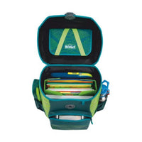 Scout Schulranzen-Set Neo Exklusiv Superflash Extreme Lizard, 4-teilig – Schulranzen & Rucksack bei Colour & More (Innenaufteilung)