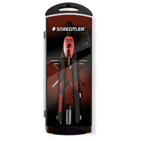 STAEDTLER® NORIX® 555 Schnellverstellzirkel, rot - Produktansicht bei Farbe und mehr