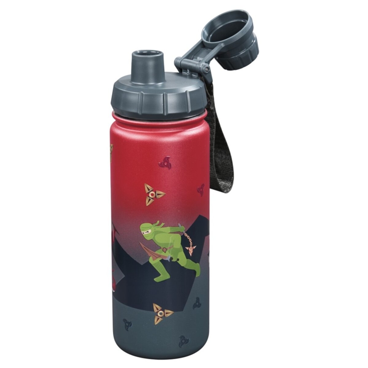 Isolierte Edelstahl-Trinkflasche "Warrior"