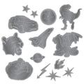 Step by Step Reflektierendes Sticker-Set "Schwarz"