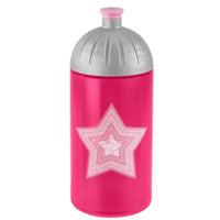Trinkflasche SBS Glamour Star pink