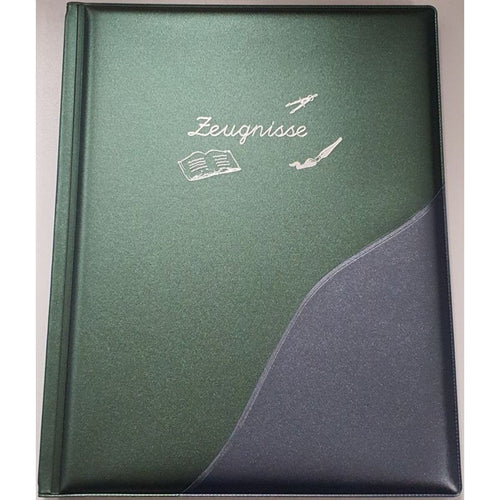 Unbekannt Zeugnismappe grün